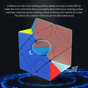 Moyu HunYuan Slīpā Pagrieziena Cube1|2|3 2020 Jaunu Magic Ātrums Cube Profesionālās Puzzle Cubo Magico Dāvanu Meilong Četru Lapu Āboliņš